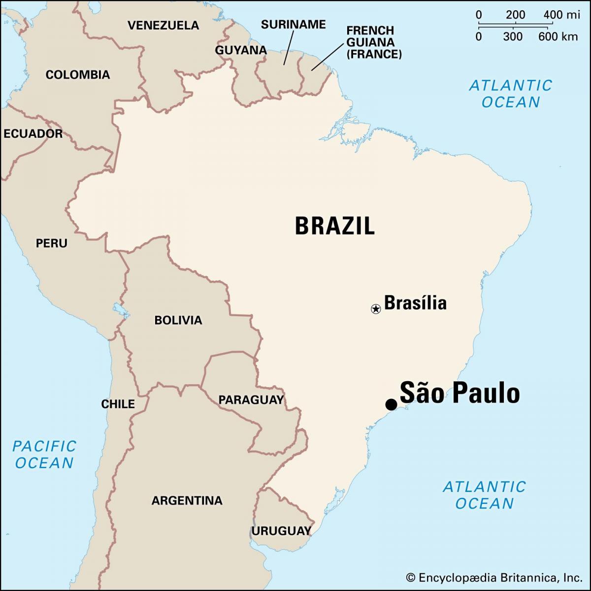 Mapa da capital do Brasil
